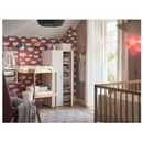 SNIGLAR Changing table, beech/white, 72x53 cm