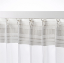 GLASÖRT Sheer curtain, 1 piece, grey-blue/dark beige, 300x300 cm