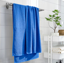 VÅGSJÖN Bath sheet, bright blue, 100x150 cm