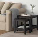 HAVSTA Nesting tables, set of 2, dark brown
