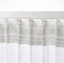 GLASÖRT Sheer curtain, 1 piece, light yellow/grey-turquoise, 300x300 cm