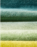 HOTELLRUM Rug, high pile, blue/green yellow, 160x230 cm