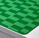 BLÅSKATA Gaming mouse pad, green/patterned, 40x80 cm