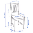 PINNTORP Chair, light brown stained