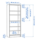 BILLY bookcase, 80x28x202 cm