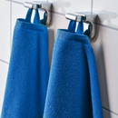 VÅGSJÖN Bath towel, bright blue, 70x140 cm