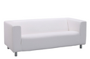 KLIPPAN Frame, 2-seat sofa, lining cloth/KLIPPAN 2-seat sofa cover, bright yellow