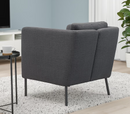 EKERÖ Armchair, Skiftebo dark grey