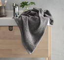 DIMFORSEN Guest towel, grey, 30x50 cm