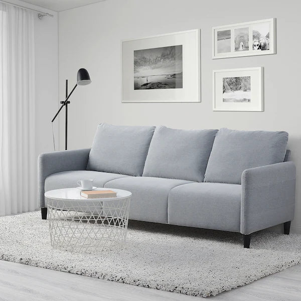 ANGERSBY 3-seat sofa, Knisa light grey