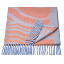 BASTUA Bath sheet, blue/orange, 90x180 cm (35x71 ")