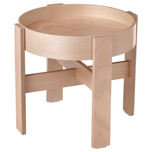IKEA BASTUA サイドテーブル 45cm BASTUA Side table, birch veneer, 45 cm – Likea projects limited