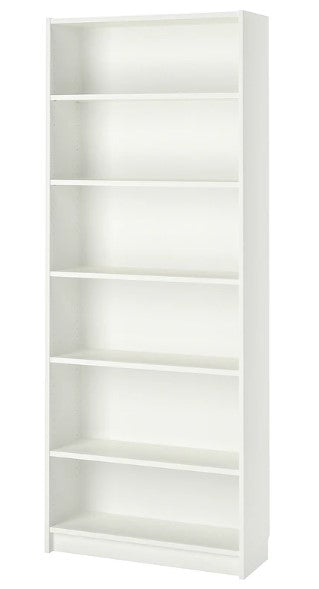 BILLY Bookcase, white, 80x28x202 cm