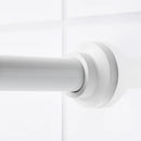 BOTAREN Shower curtain rod, white, 120-200 cm