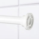 BOTAREN Shower curtain rod, white, 120-200 cm