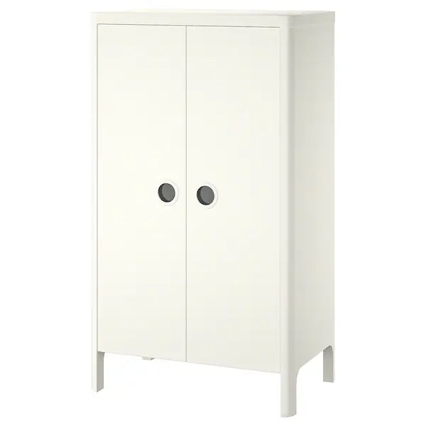 BUSUNGE Wardrobe, white, 80x139 cm