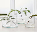 CYLINDER Vase/bowl, set of 3, clear glass