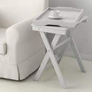 MARYD Tray table, grey, 58x38x58 cm