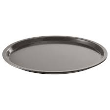 HEMMABAK Pizza tin, grey, 34 cm