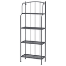 LÄCKÖ Shelving unit, outdoor, grey, 61x160 cm