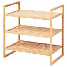 RÅGRUND Shelving unit, bamboo, 50x50 cm