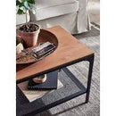 FJÄLLBO Coffee table, black, 90x46 cm