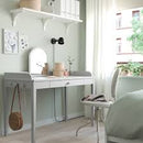 SMYGA Desk, light grey, 122x60 cm