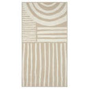 VEJSTRUP Rug, low pile, beige/white, 80x150 cm