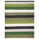 FJÄLLTRIFT Throw, grey/green, 130x170 cm