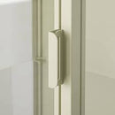 RUDSTA Glass-door cabinet, light green, 42x37x155 cm