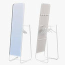 KNAPPER - Standing mirror, white, 48x160 cm