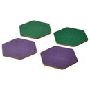 TABBERAS Coaster, cork/green/lilac,