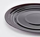 NÄTBARB Plate, black 24 cm