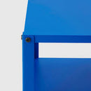 KNARREVIK Bedside table, bright blue, 37x28 cm