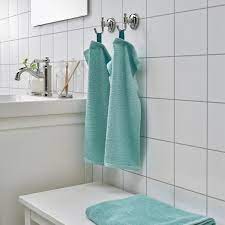 DIMFORSEN Guest towel, turquoise, 30x50 cm