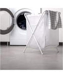 JÄLL Laundry bag with stand, white, 13 gallon