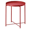 GLADOM Tray table, red, 45x53 cm