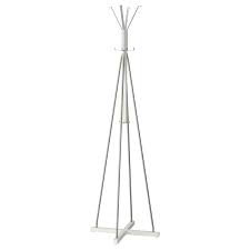 TJUSIG Hat and coat stand, white, 193 cm