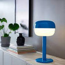 BLÅSVERK Table lamp, blue, 36 cm