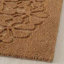 HÄNGBRO Door mat, flower natural colour/beige, 60x90 cm