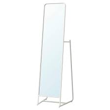 KNAPPER - Standing mirror, white, 48x160 cm