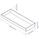 UPPDATERA Utensil tray, light bamboo, 20x50 cm