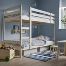 MYDAL Bunk bed frame, white, 90x200  cm