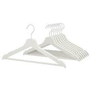 BUMERANG Hanger, white 8Pcs