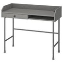 HAUGA Desk, grey, 100x45 cm