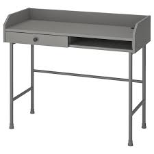 HAUGA Desk, grey, 100x45 cm