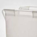 JÄLL Laundry bag with stand, white, 13 gallon