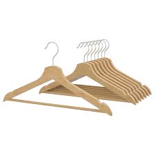 BUMERANG Hanger, natural 8 Pcs