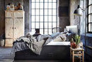 HEKTAR Floor lamp, dark grey