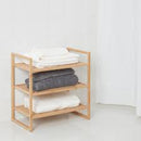 RÅGRUND Shelving unit, bamboo, 50x50 cm